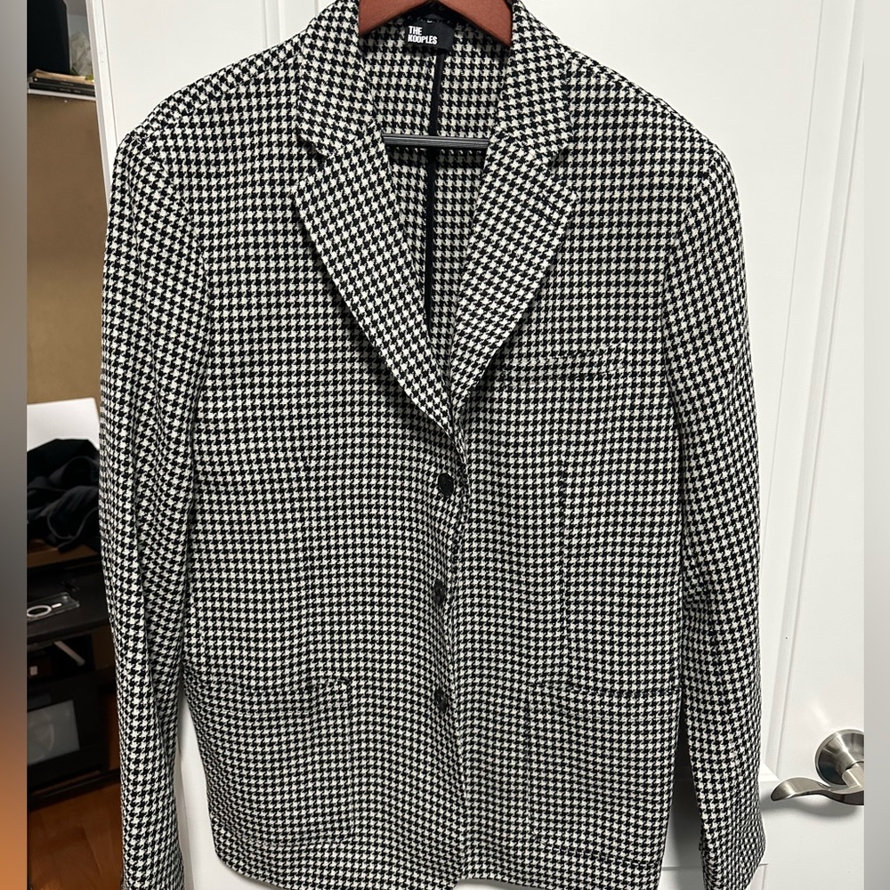 Houndstooth men’s blazer